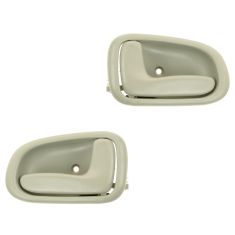 93-97 Toyota Corolla Beige Inside Door Handle PAIR