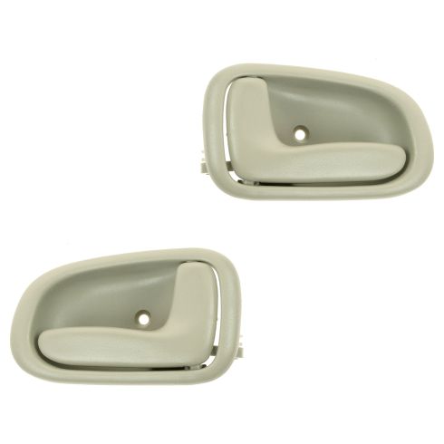 93-97 Toyota Corolla Beige Inside Door Handle PAIR