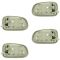 93-97 Toyota Corolla Beige Inside Door Handle (Set of 4)