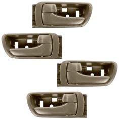 02-06 Toyota Camry Brown Inside Door Handle SET of 4