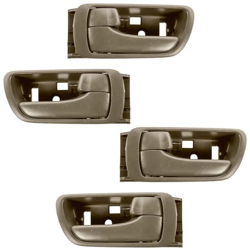 02-06 Toyota Camry Brown Inside Door Handle SET of 4