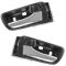 02-06 Toyota Camry Black w/Chrome Lever Inside Door Handle PAIR