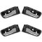 02-06 Toyota Camry Black w/Chrome Lever Inside Door Handle SET of 4