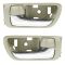 02-06 Toyota Camry Beige w/Chrome Lever Inside Door Handle PAIR
