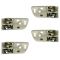 02-06 Toyota Camry Beige w/Chrome Lever Inside Door Handle SET of 4