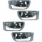 02-06 Toyota Camry Gray w/Chrome Lever Inside Door Handle SET of 4