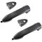 01-12 Escape; 05-12 Mariner, Escape Hybrid Front Txt Blk Outer Door Handle (w/Cap w/Keyhole) PAIR
