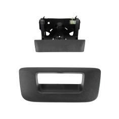 07-12 Silverado, Sierra Black Textured Tailgate Handle & Bezel Kit