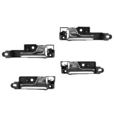 06-12 Fusion; 10-12 Hybrid; 06-11 Milan; 06 Zephyr; 07-12 MKZ Frnt Rear Door Inside Chrme Handle SET