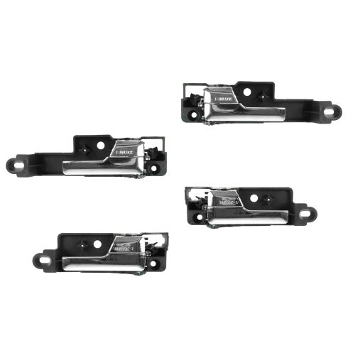 06-12 Fusion; 10-12 Hybrid; 06-11 Milan; 06 Zephyr; 07-12 MKZ Frnt Rear Door Inside Chrme Handle SET