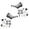73-94 GM Full Size SUV, PU, Van Locking Vent Window Handle Kit PAIR