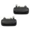 01-04 Toyota Tacoma Crew Cab Textured Black Rear Outside Door Handle PAIR