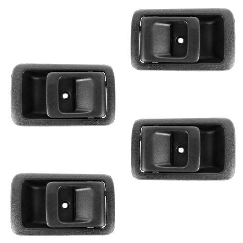 96-02 Toyota 4Runner; 01-04 Tacoma Crew Cab; 95-99 Tercel Inside Black Door Handle SET of 4