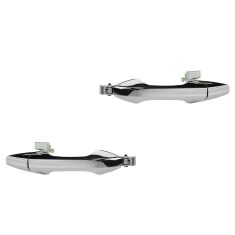 10-13 Honda Accord Crosstour Rear Chrome Outside Door Handle PAIR