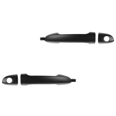 05-09 Kia Spectra, Spectra5 Front PTM Outside Door Handle (w/Cap w/Keyhole) PAIR