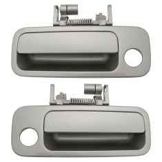 97-01 Toyota Camry, Lexus ES300 Front Gray (1B2) Exterior Door Handle (w/Keyhole) PAIR