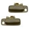 97-01 Toyota Camry, Lexus ES300 Front Beige (4M9) Exterior Door Handle (w/Keyhole) PAIR