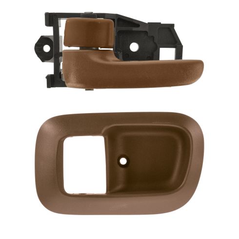 98-03 Toyota Sienna Front Inside Brown Door Handle & Bezel LH
