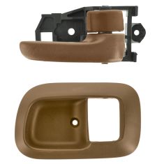 98-03 Toyota Sienna Front Inside Brown Door Handle & Bezel RH