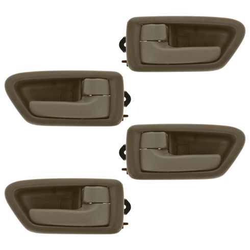 97-01 Toyota Camry Tan Front & Rear Inside Door Handle & Bezel Kit