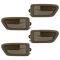 97-01 Toyota Camry Tan Front & Rear Inside Door Handle & Bezel Kit
