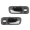 97-01 Honda CR-V; 95-98 Odyssey (w/Lock Provision) Inside Gray w/Chrome Pull Handle Door Handle PAIR