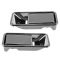 87-95 Jeep Wrangler; 97-06 Wrangler w/1/2 Door Chrome Outside Door Handle PAIR