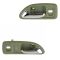 94-97 Honda Accord 4DR (w/Power Locks) Front (Beige w/Chrome Lever) Inside Door Handle PAIR