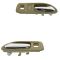 94-97 Honda Accord 4DR (w/Power Locks) Front (Beige w/Chrome Lever) Inside Door Handle PAIR