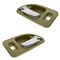 94-97 Honda Accord 4DR (w/Power Locks) Rear (Beige w/Chrome Lever) Inside Door Handle PAIR