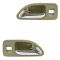 94-97 Honda Accord 4DR (w/Power Locks) Rear (Beige w/Chrome Lever) Inside Door Handle PAIR