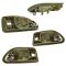 94-97 Accord 4 Door (w/Power Locks) Frt & Rr (Beige w/Chrome Lever) Inside Door Handle Kit(Set of 4)