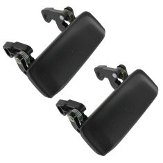 01-11 Ford Ranger. Mazda PU Textured Black Metal Outside Door Handle PAIR