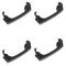 06-10 Hummer H3; 09-10 H3T Textured Black Exterior Door Handle w/Cap SET of 4