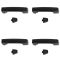 06-10 Hummer H3; 09-10 H3T Textured Black Exterior Door Handle w/Cap SET of 4
