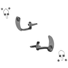 95-02 Chev PU Truck SUV Int Door Handle Lever Chrome PAIR