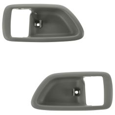 04-06 Toyota Tundra (Double Cab); 01-07 Sequoia; Charcoal Inside Door Handle Bezel PAIR