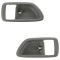 04-06 Toyota Tundra (Double Cab); 01-07 Sequoia; Charcoal Inside Door Handle Bezel PAIR