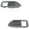 04-06 Toyota Tundra (Double Cab); 01-07 Sequoia; Charcoal Inside Door Handle Bezel PAIR