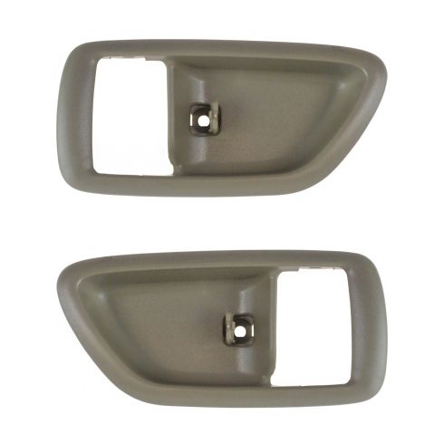 04-06 Toyota Tundra (Double Cab); 01-07 Sequoia; Oak Inside Door Handle Bezel PAIR