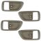 04-06 Toyota Tundra (Double Cab); 01-07 Sequoia; Oak Inside Door Handle Bezel SET of 4