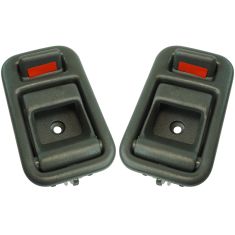 89-91 Suzuki Swift, Geo Metro Gray Interior Door Handle PAIR