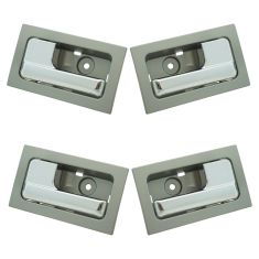 09-14 Ford F150 w/Power Locks Inside Platinum w/Chrome Pull Door Handle SET of 4
