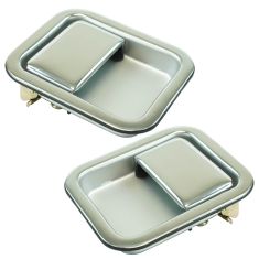 97-06 Jeep Wrangler Full Door Outside Chrome Door Handle PAIR