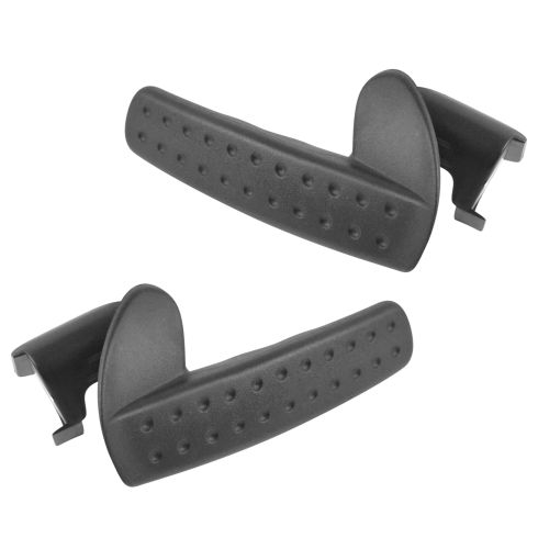02-08 Dodge Ram 1500; 02-09 2500 3500 Black Inside Door Handle PAIR