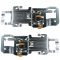 05-09 Chevrolet Equinox Front or Rear Inside Satin Door Handle Pair