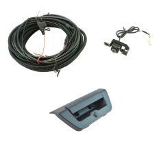 15-16 Ford F150 Textured Black Rear View Camera Upgrade Kit w/o lock provision (Add-on Style)