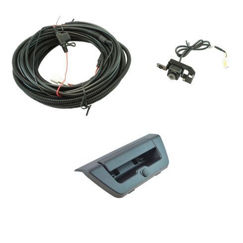 15-16 Ford F150 Textured Black Rear View Camera Upgrade Kit w/o lock provision (Add-on Style)