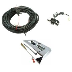 15-16 Ford F150 Chrome Rear View Camera Upgrade Kit w/o lock provision (Add-on Style)