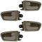 97-01 Toyota Camry Exterior & Tan Inside Door Handle & Bezel (Set of 12)